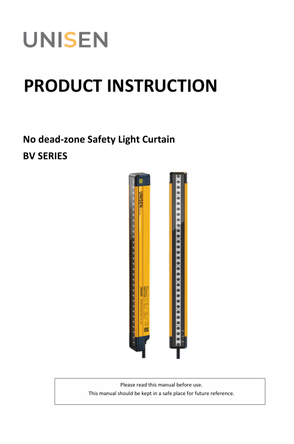BV Series – MANUAL